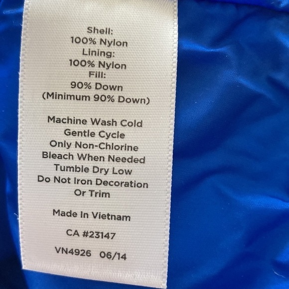 Talbots Down filled puffy vest size M - Picture 8 of 8